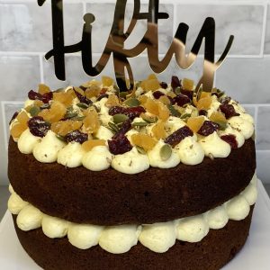 Double layer carrot cake